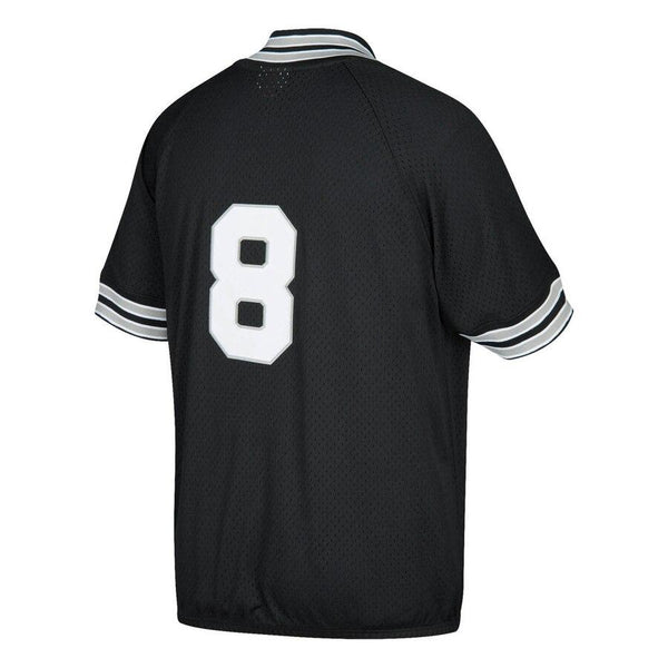 Bo Jackson Chicago White Sox Mitchell &amp; Ness Cooperstown Collection Mesh Batting Practice Quarter-Zip Jersey - Black 2019