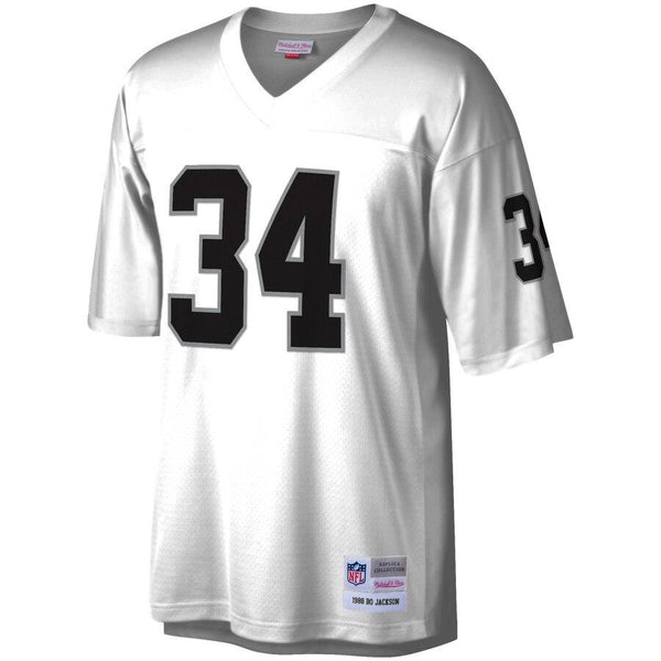 Bo Jackson Oakland Raiders Mitchell &amp; Ness 1988 Replica Retired Player Jersey - White 2019