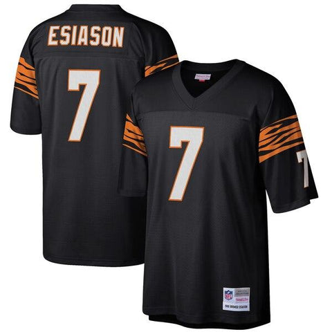 Boomer Esiason Cincinnati Bengals Mitchell &amp; Ness 1989 Retired Player Vintage Replica Jersey - Black 2019