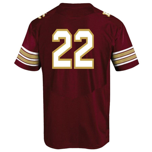Boston College Eagles Under Armour #22 Throwback Replica Football Jersey – Maroon 2019
