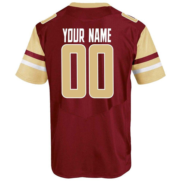 Boston College Eagles Under Armour Team Color Custom Replica Jersey - Maroon 2019