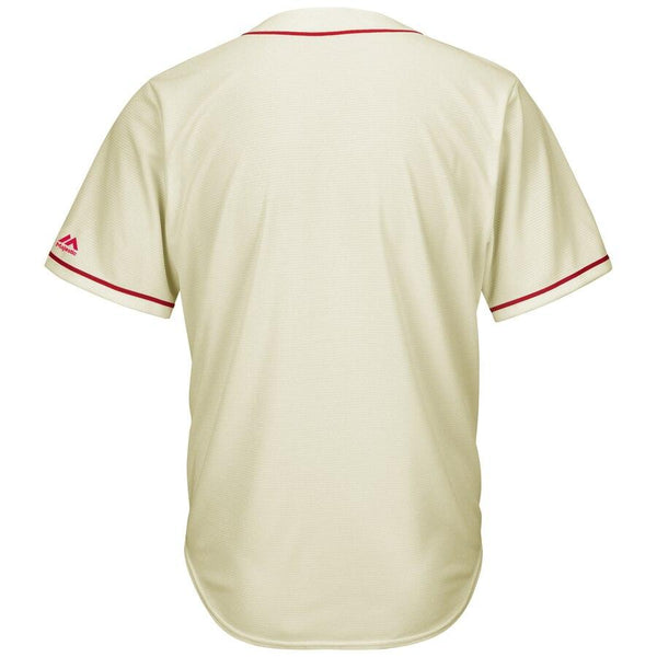 Boston Red Sox Majestic Cool Base Ivory Fashion Team Jersey - Cream 2019