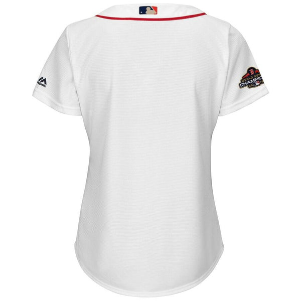 Boston Red Sox Majestic Women's 2019 Gold Program Cool Base Team Jersey – White 2019