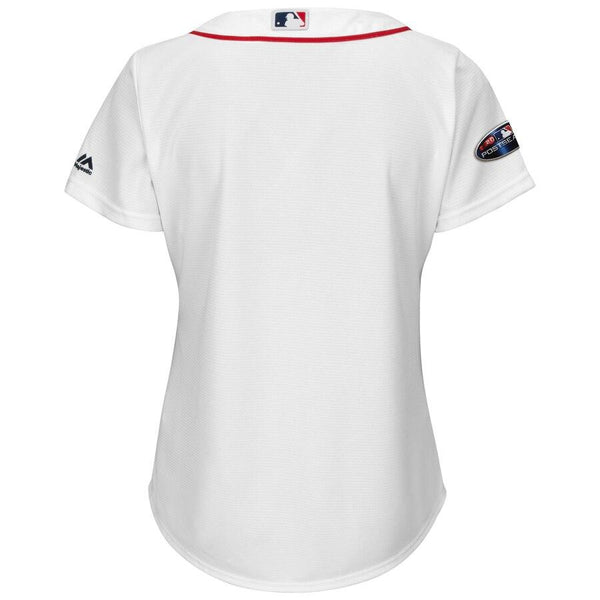 Boston Red Sox Majestic Women's Postseason Home Cool Base Team Jersey – White 2019