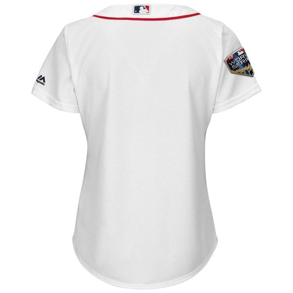 Boston Red Sox Majestic Women's World Series Cool Base Team Jersey – White 2019