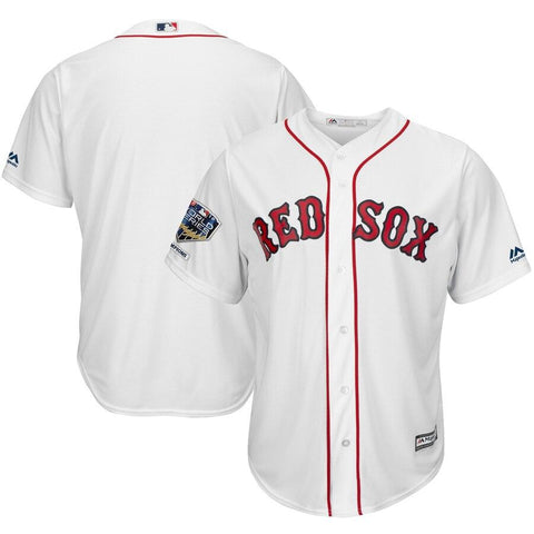 Boston Red Sox Majestic World Series Champions Home Cool Base Team Jersey – White 2019