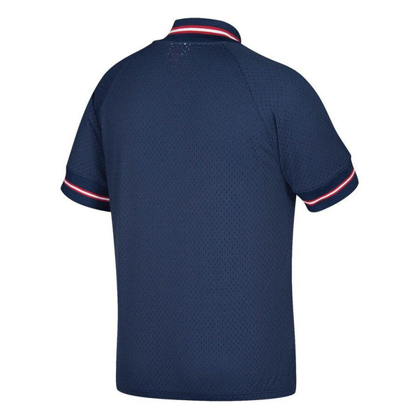 Boston Red Sox Mitchell &amp; Ness Cooperstown Collection Mesh Batting Practice Quarter-Zip Jersey - Navy 2019