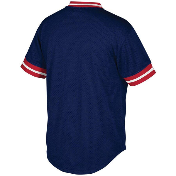 Boston Red Sox Mitchell &amp; Ness Mesh V-Neck Jersey – Navy 2019