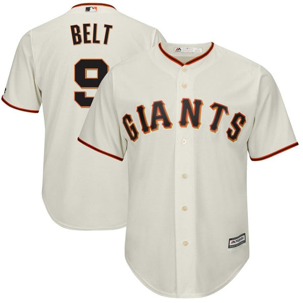 Brandon Belt San Francisco Giants Majestic Cool Base Alternate Player Jersey - Cream 2019