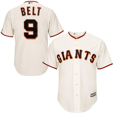 Brandon Belt San Francisco Giants Majestic Cool Base Player Jersey - Tan 2019