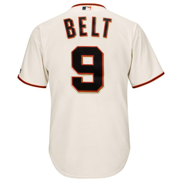 Brandon Belt San Francisco Giants Majestic Cool Base Player Jersey - Tan 2019
