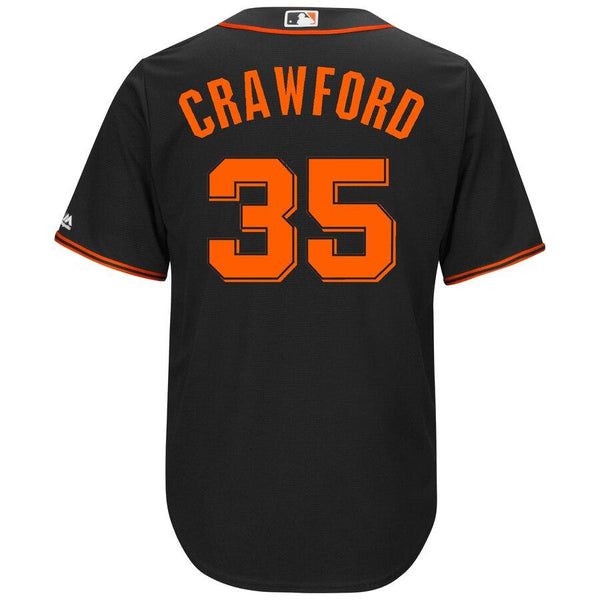 Brandon Crawford San Francisco Giants Majestic Alternate Cool Base Player Jersey - Black 2019