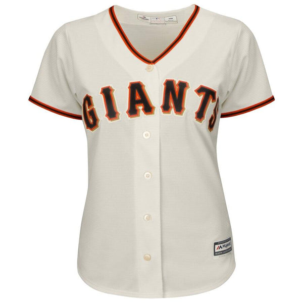 Brandon Crawford San Francisco Giants Majestic Women's Cool Base Player Jersey - Cream 2019
