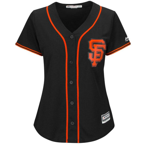 Brandon Crawford San Francisco Giants Majestic Women's Cool Base Replica Player Jersey – Black 2019