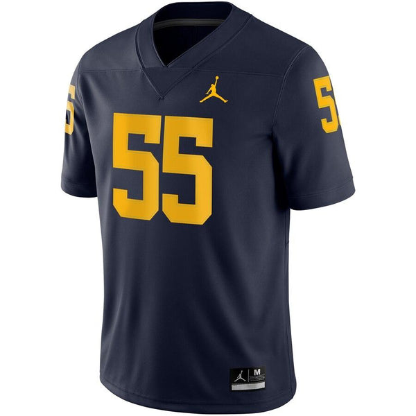Brandon Graham Michigan Wolverines Jordan Brand Game Jersey – Navy 2019