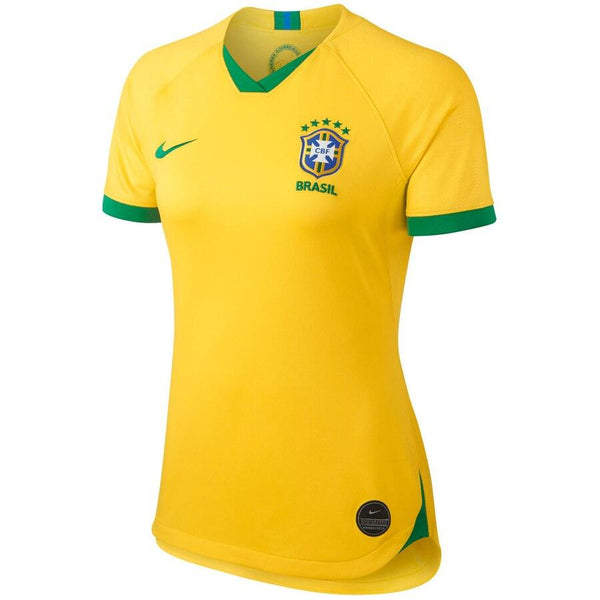 Brazil Women's National Team Women's 2019 Home Replica Jersey – Yellow 2019