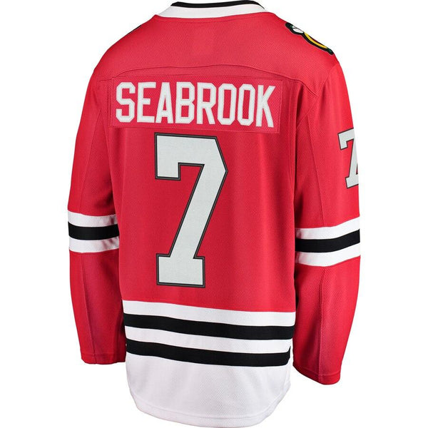 Brent Seabrook Chicago Blackhawks Home Breakaway Player Jersey – Red 2019