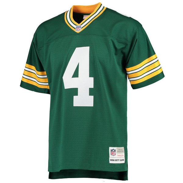 Brett Favre Green Bay Packers Mitchell &amp; Ness 1996 Replica Retired Player Jersey - Green 2019