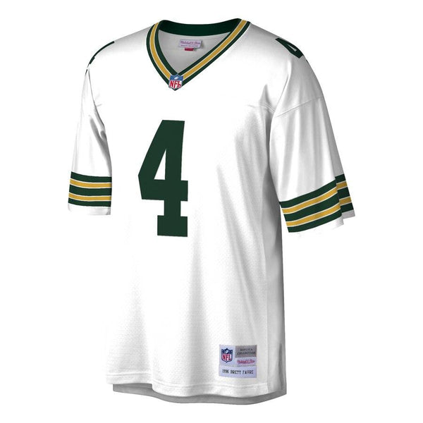 Brett Favre Green Bay Packers Mitchell &amp; Ness 1996 Replica Retired Player Jersey - White 2019