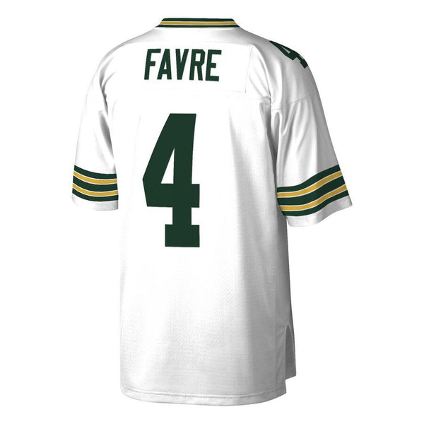 Brett Favre Green Bay Packers Mitchell &amp; Ness 1996 Replica Retired Player Jersey - White 2019