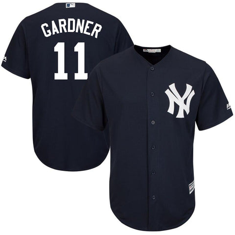 Brett Gardner New York Yankees Majestic Official Cool Base Player Jersey - Navy 2019