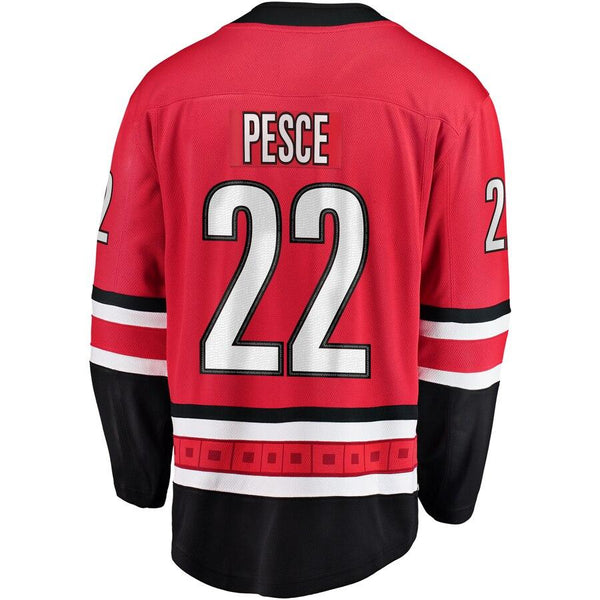 Brett Pesce Carolina Hurricanes Breakaway Player Jersey – Red 2019