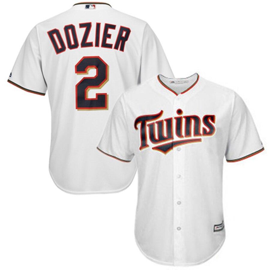 Brian Dozier Minnesota Twins Majestic Cool Base Player Jersey - White 2019