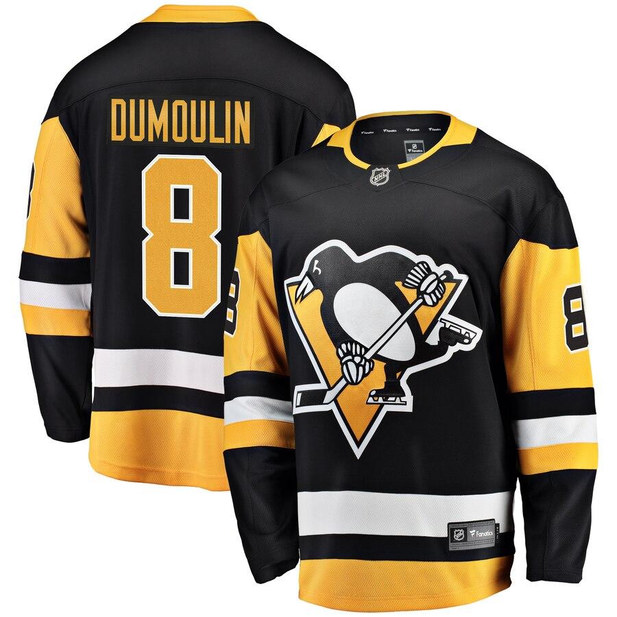 Brian Dumoulin Pittsburgh Penguins Home Breakaway Player Jersey – Black 2019