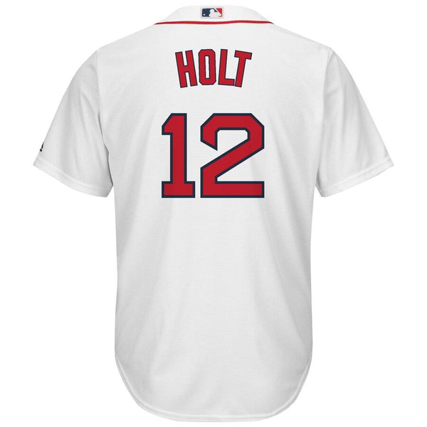 Brock Holt Boston Red Sox Majestic Home Cool Base Replica Player Jersey - White 2019