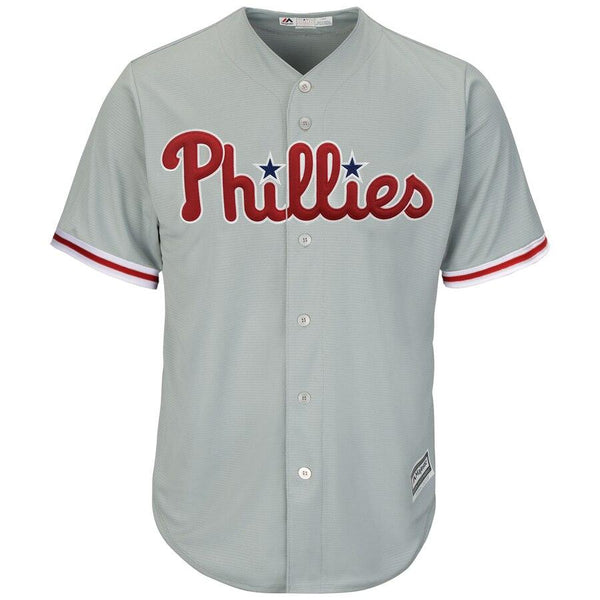 Bryce Harper Philadelphia Phillies Majestic Official Cool Base Replica Player Jersey – Gray 2019