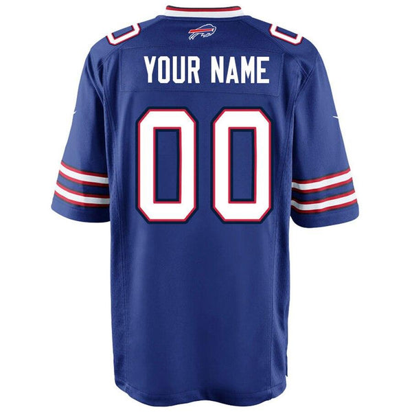 Buffalo Bills Custom Game Jersey - Royal 2019