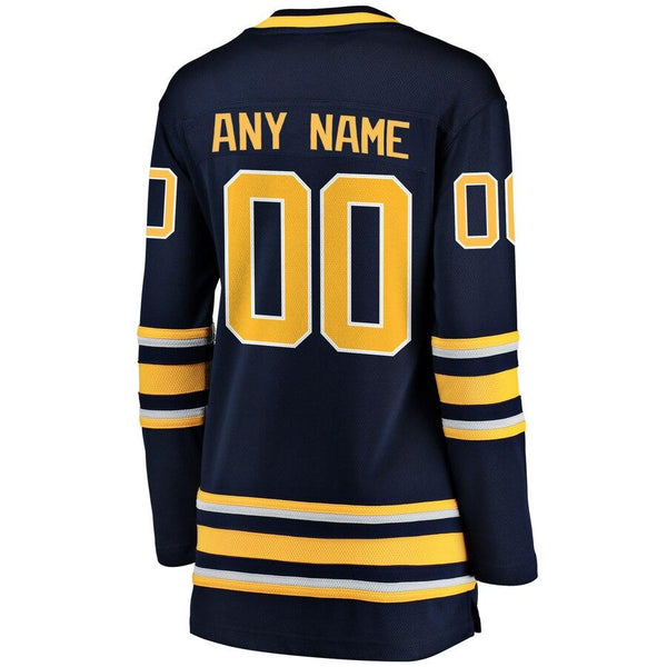 Buffalo Sabres Women's Home Breakaway Custom Jersey - Blue 2019