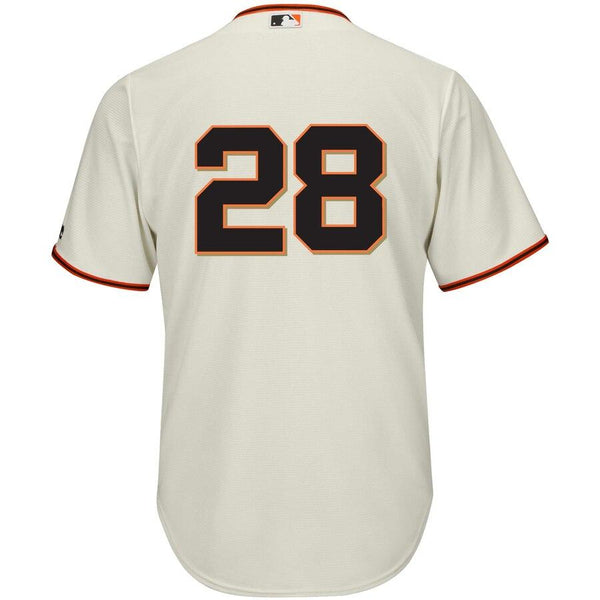 Buster Posey San Francisco Giants Majestic Official Team Cool Base Player Jersey – Cream 2019