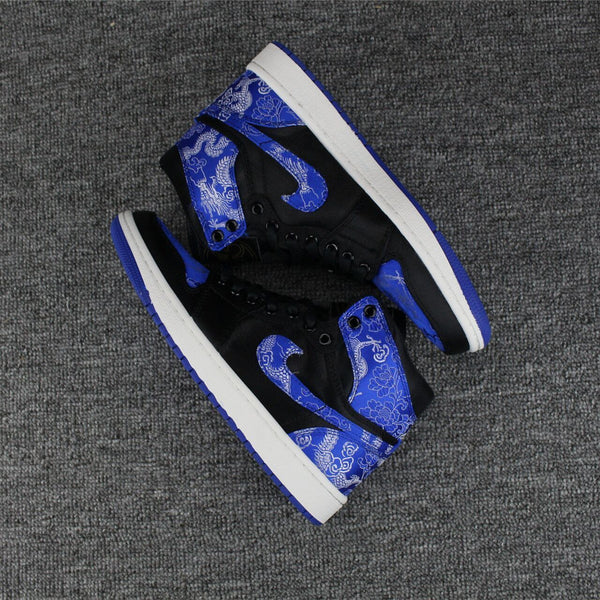 Nike Air Jordan 1 High Retro OF 6 Ring Black Blue Shoes Basketball Men Size US 7 - 13