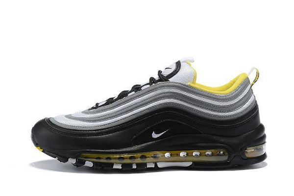 Nike Air Max 97 Black Grey Yellow Shoes Sale Men Size US 7, 8, 8.5, 9, 10, 11
