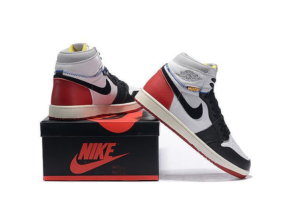 Union x Nike Air Jordan 1 Retro High 'Black Toe' Shoes Basketball Men Sale Size US 7 - 13