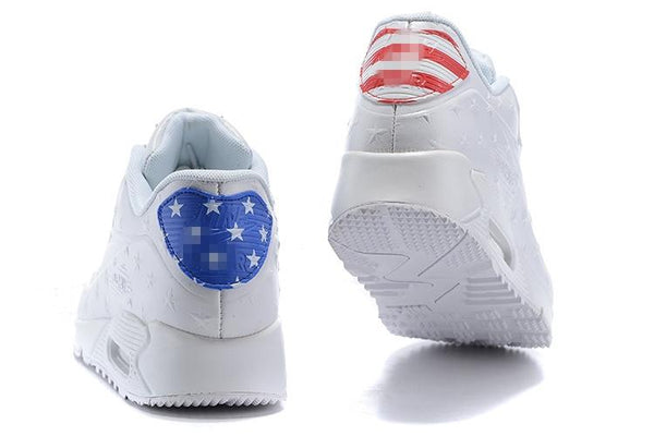 Nike Air Max 90 'Independence Day White' Shoes Sneaker Sale Men Size US 7, 8, 8.5, 9, 10, 11
