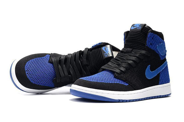 Nike Air Jordan 1 High Retro Flyknit Navy Black Shoes Basketball Men Size US 7 - 13