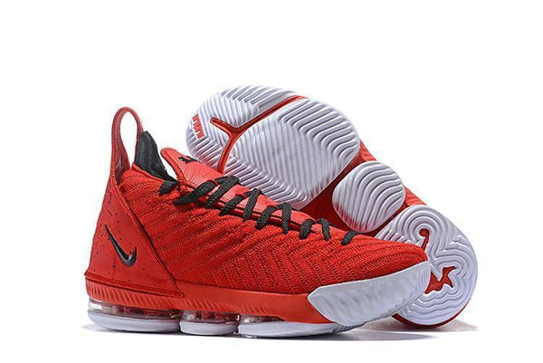 Nike Lebron XVI 16 EP Red White Men Shoes Sale Size US7,8,8.5,9,10,11,12