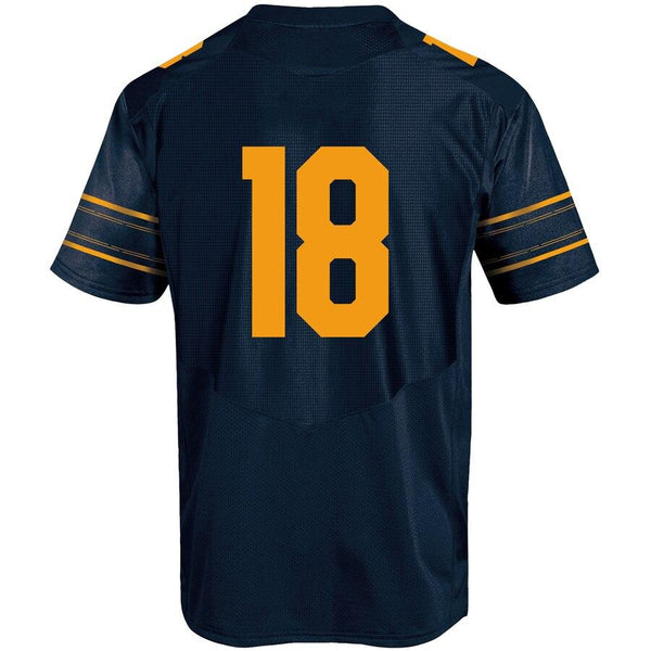 Cal Bears Under Armour #18 Replica Football Jersey – Navy 2019