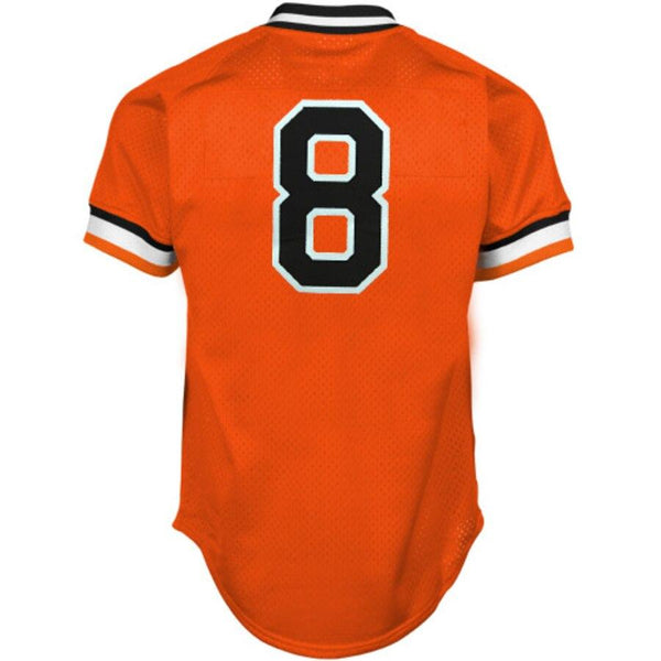 Cal Ripken Jr Baltimore Orioles Mitchell &amp; Ness 1988 Cooperstown Collection Mesh Batting Practice Jersey - Orange 2019