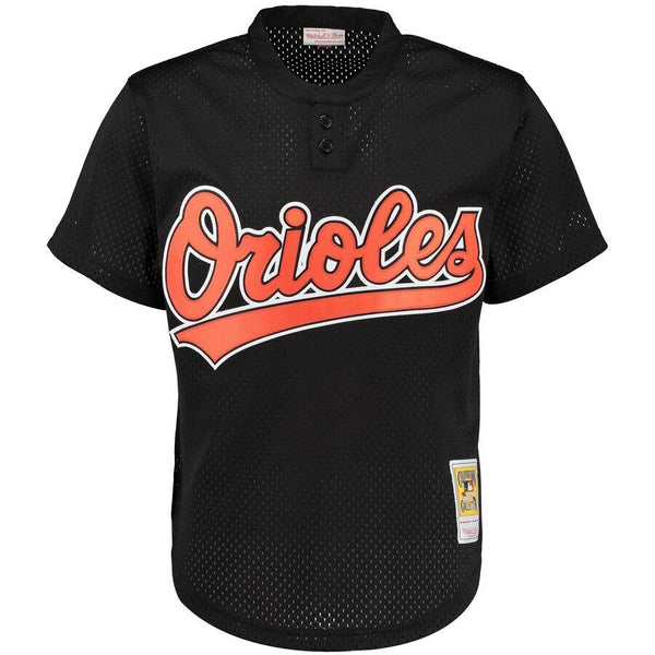 Cal Ripken Jr. Baltimore Orioles Mitchell &amp; Ness Cooperstown Mesh Batting Practice Jersey - Black 2019