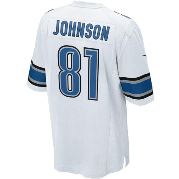 Calvin Johnson Detroit Lions Game Jersey - White 2019