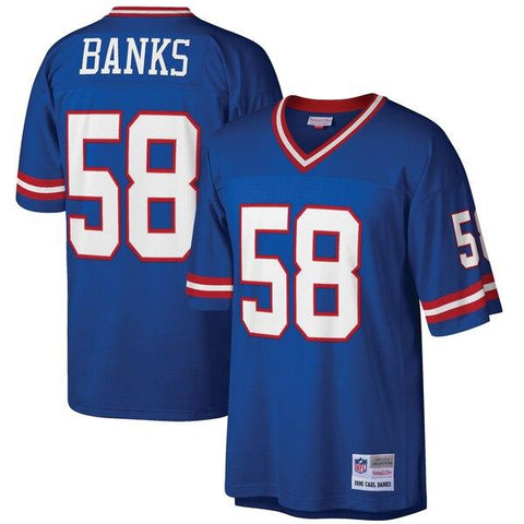 Carl Banks New York Giants Mitchell &amp; Ness Retired Player Vintage Replica Jersey - Royal Blue 2019