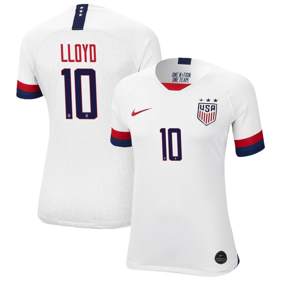 Carli Lloyd USWNT Women's 2019 Home Vapor Match Player Jersey – White 2019