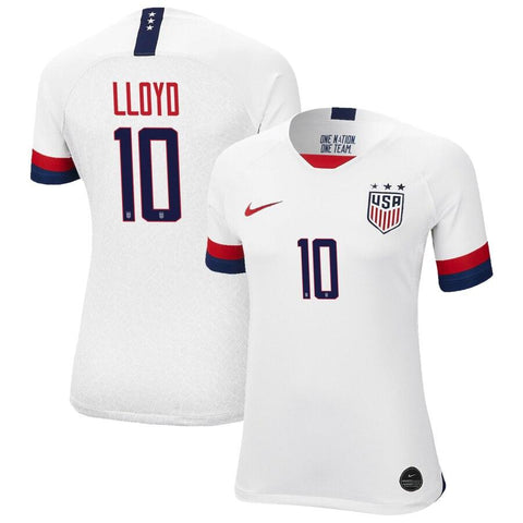 Carli Lloyd USWNT Women's 2019 Home Vapor Match Player Jersey – White 2019