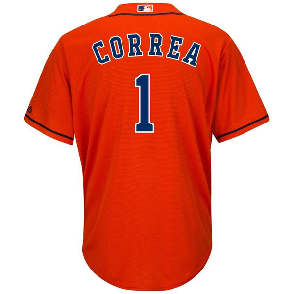 Carlos Correa Houston Astros Majestic Cool Base Player Jersey - Orange 2019