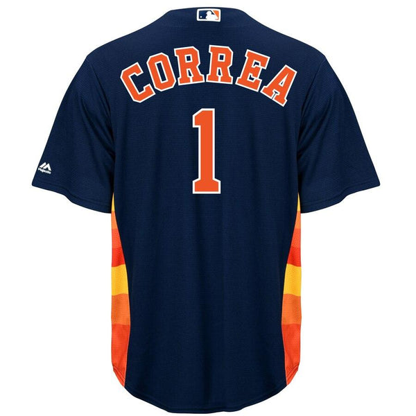Carlos Correa Houston Astros Majestic Official Cool Base Player Jersey - Navy 2019
