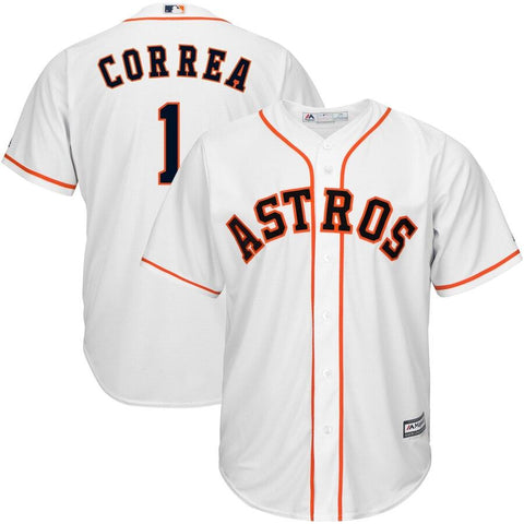 Carlos Correa Houston Astros Majestic Official Cool Base Player Jersey - White 2019