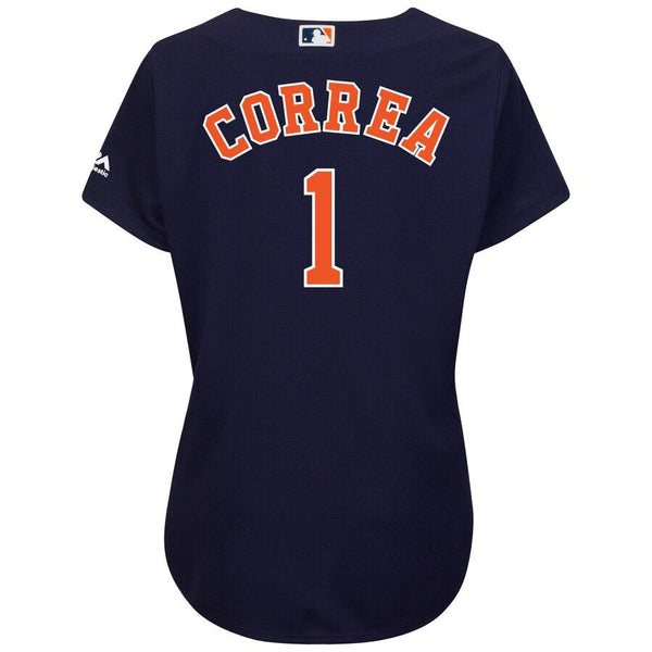 Carlos Correa Houston Astros Majestic Women's Alternate Cool Base Player Jersey - Navy 2019